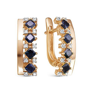 серьги (Au 585) 02-3190-2