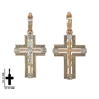 крест (Au 585) 51080014ч, изображение 1