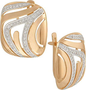 серьги (Au 585) 9421