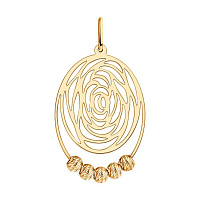 подвеска (Au 585) 51-130-01172-1, изображение 1