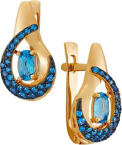 серьги (Au 585) 20425