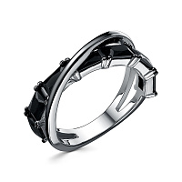 кольцо (Ag 925) R12174-1_KO_SP_WG, изображение 1