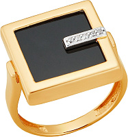 кольцо (Au 585) К19450, изображение 1