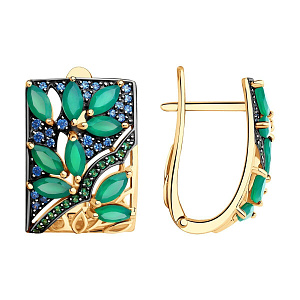 серьги (Au 585) 726861