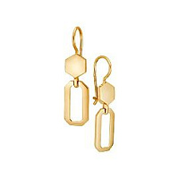 серьги (Au 585) 22756, изображение 1