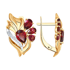 серьги (Au 585) 725052