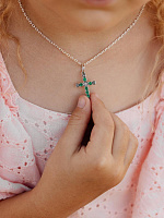 крест (Ag 925) 13-001376-105090, изображение 1