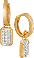 серьги (Au 585) 23086, изображение 1