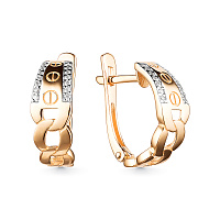 серьги (Au 585) с4722, изображение 1