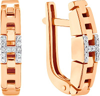 серьги (Au 585) 120796, изображение 1