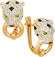 серьги (Au 585) 22343, изображение 1