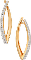 серьги (Au 585) 10673, изображение 1