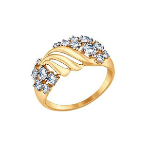 кольцо (Au 585) 017404