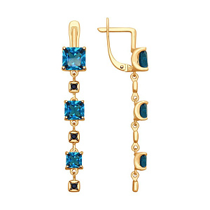 серьги (Au 585) 725343