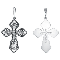 крест (Ag 925) 13-001709-115000, изображение 1