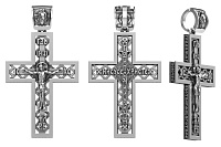 крест (Ag 925) 13-001630-105000, изображение 1