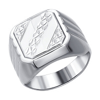 кольцо (Ag 925) 94011233, изображение 1