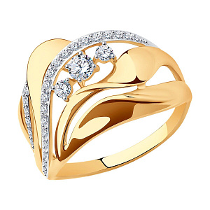 кольцо (Au 585) 017501