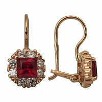 серьги (Au 585) 112230, изображение 1