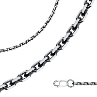 цепь (Ag 925) ЯГВ140-Ч, изображение 1