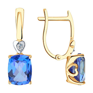 серьги (Au 585) 726880