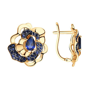 серьги (Au 585) 725904