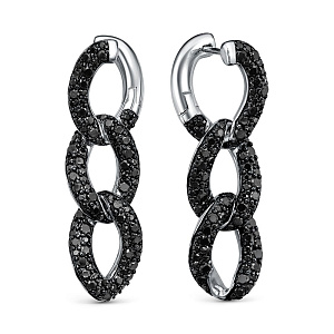 серьги (Ag 925) DIS17869_SR_SP_WG