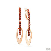 серьги (Au 585) 02-2-792-0300-010, изображение 1