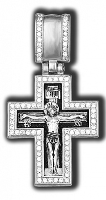 Крест (Ag 925) 18355КЛ96ф, изображение 1