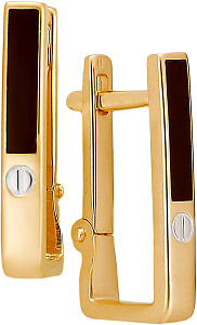 серьги (Au 585) 24421 