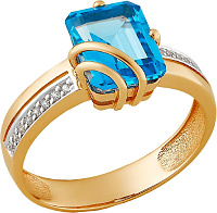 кольцо (Au 585) К19198, изображение 1