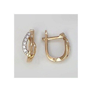 серьги (Au 585) 022118