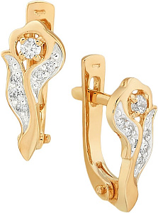 серьги (Au 585) 15341