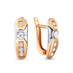 серьги (Au 585) 46709А