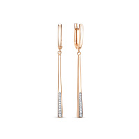 серьги (Au 585) 120225, изображение 1