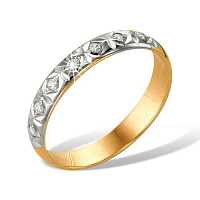 Кольцо (Золото 585К) К1220553, изображение 1