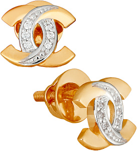 серьги (Au 585) 22685