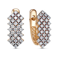 серьги (Au 585) ЗА-02-01905-01-001-01-01, изображение 1