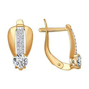 серьги (Au 585) 026596