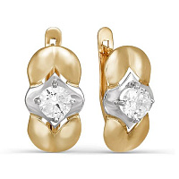 серьги (Au 585) 123281, изображение 1