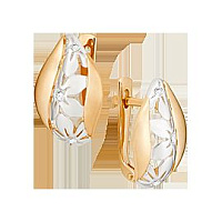 серьги (Au 585) 23975, изображение 1
