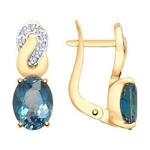 серьги (Au 585) 725622