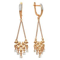 серьги (Au 585) 40123000, изображение 1
