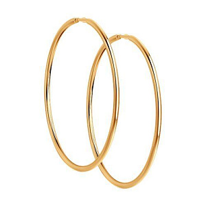 серьги (Au 585) 140003