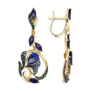 серьги (Au 585) 725840