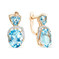 серьги (Au 585) 02-1-845-1901-011, изображение 1