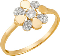 кольцо (Au 585) К24542 , изображение 1