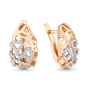 серьги (Au 585) 46372А