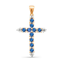 крест (Au 585) 04-1-002-1501-011, изображение 1