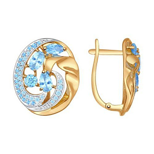 серьги (Au 585) 724658